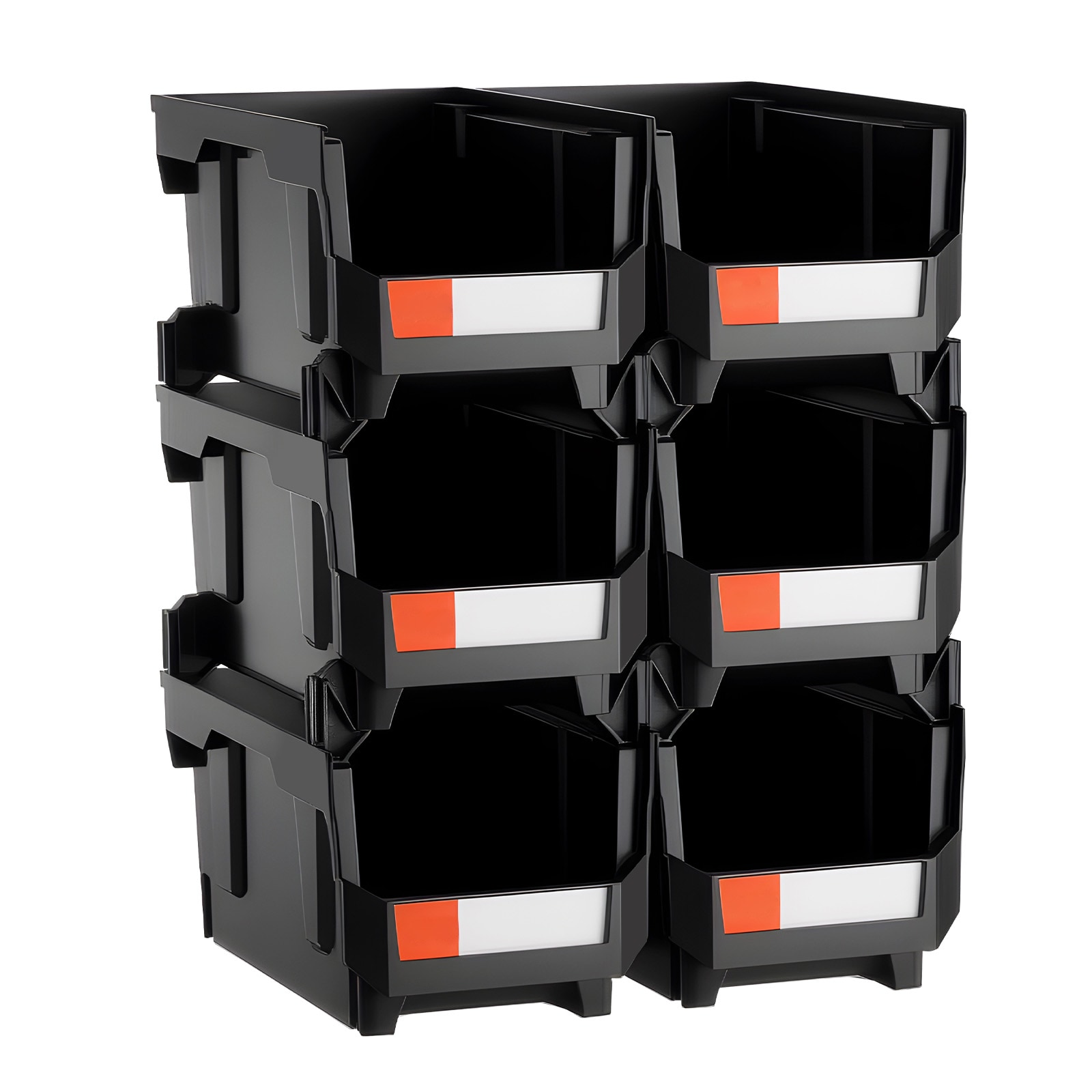 Stackable Plastic Storage Bins For Home Organization And Closet_voghion.com